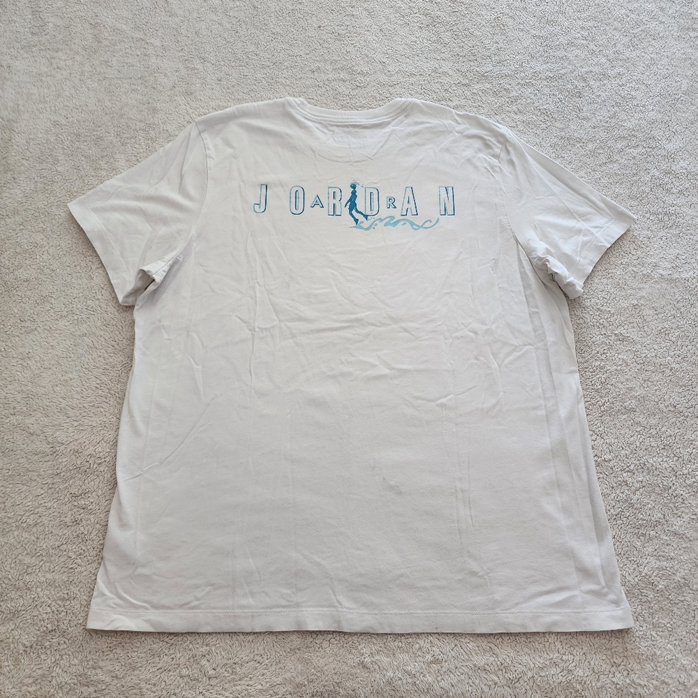Jordan Essentials Short Sleeve T-Shirt, Men's Size XXL, GUC - White - Picture 9 of 11